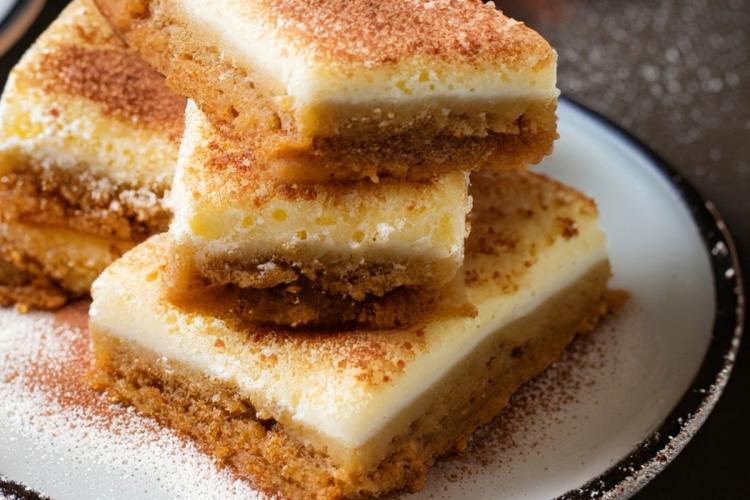 Churro cheesecake bars are a modern twist of a traditional Mexican dessert.