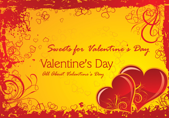 Sweets for Valentin'es Day graphic.