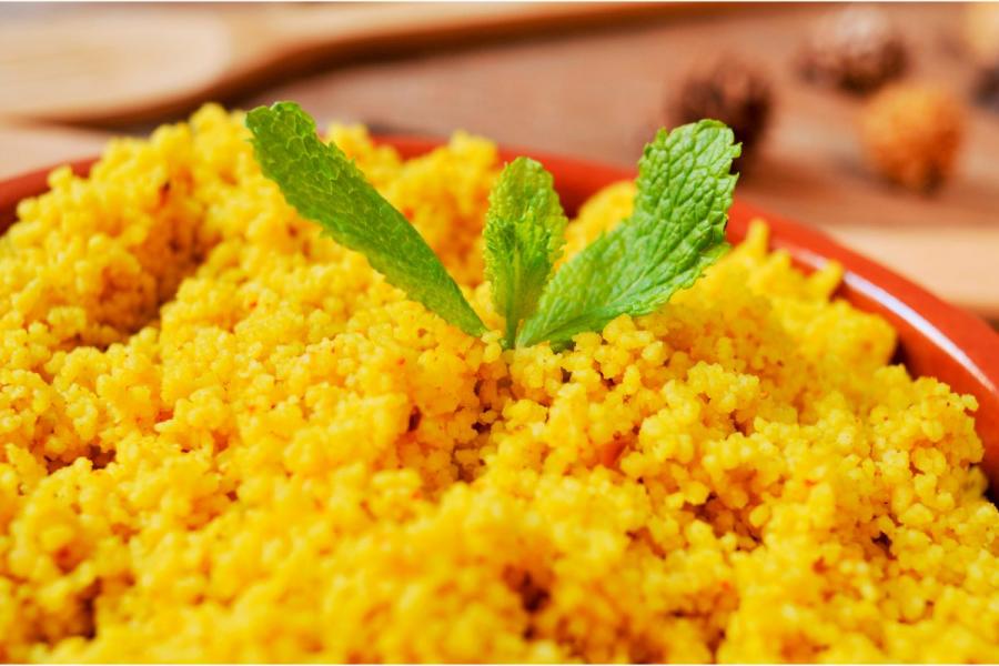 Spiced couscous from Mauritania.